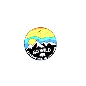 NEW Go Wild Adventure Is Calling Metal Pin